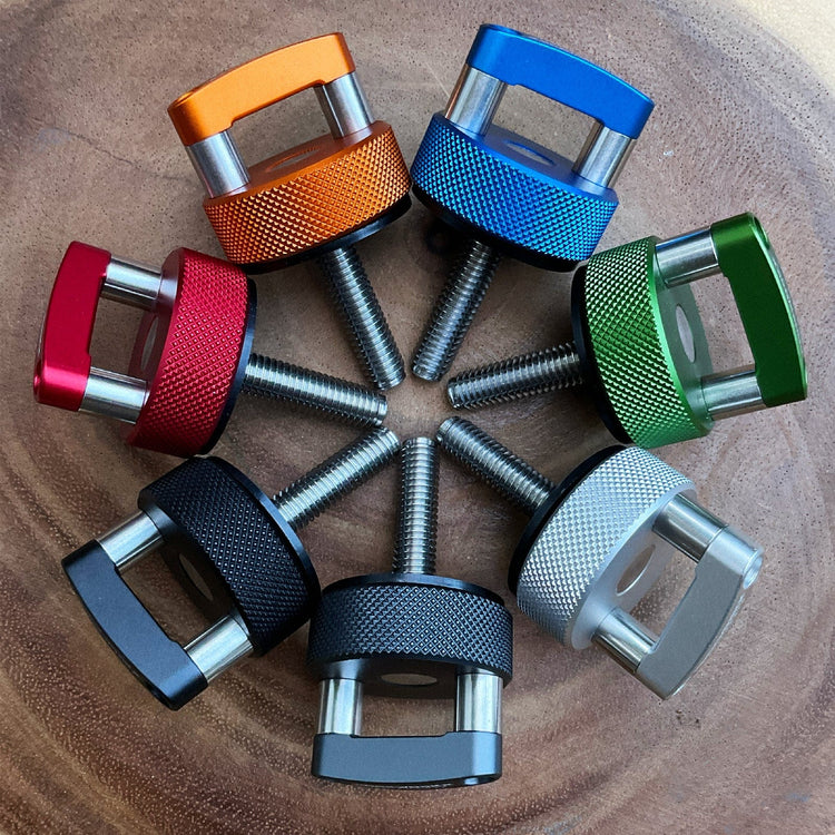Rockworkx Jeep Wrangler Hard Top Thumbscrews Multi-color Wheel Display