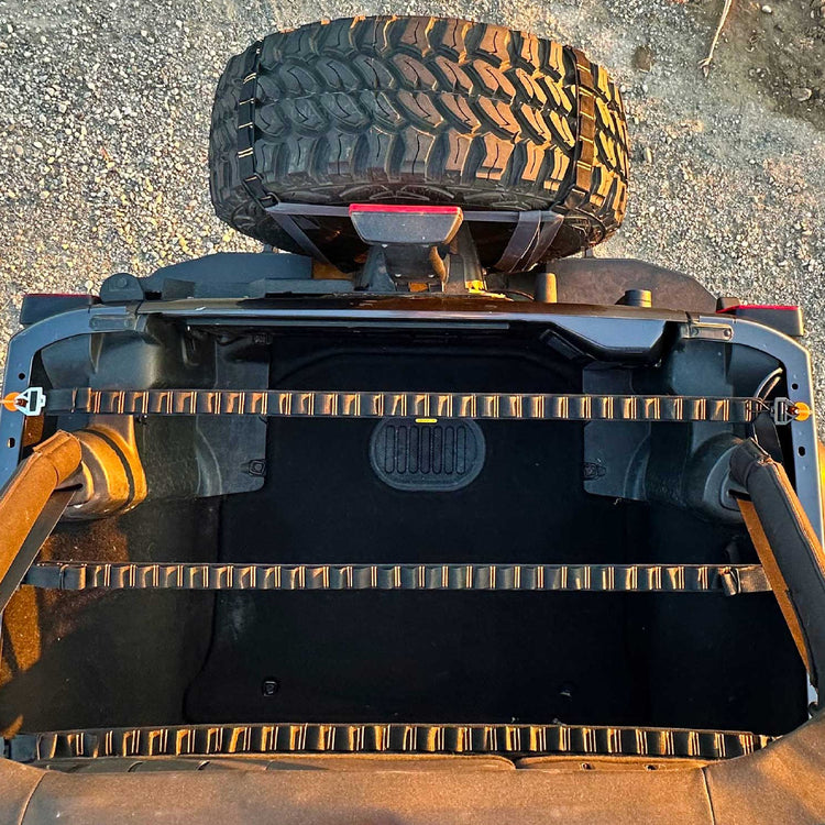 4x4 Tie-Down  Molle Gear Straps Orange Thread 