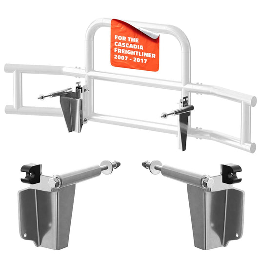 Front Bumper Guard Mounting Brackets for Freightliner Cascadia 2007-2017  (Brackets ONLY)