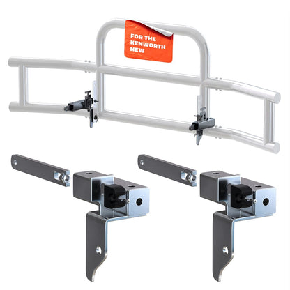 Front Bumper Guard Mounting Brackets for Kenworth T660 / T680 2021-2025 (Brackets ONLY)