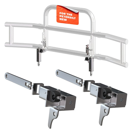 Front Bumper Guard Mounting Brackets for Peterbilt 2019 (Brackets ONLY)