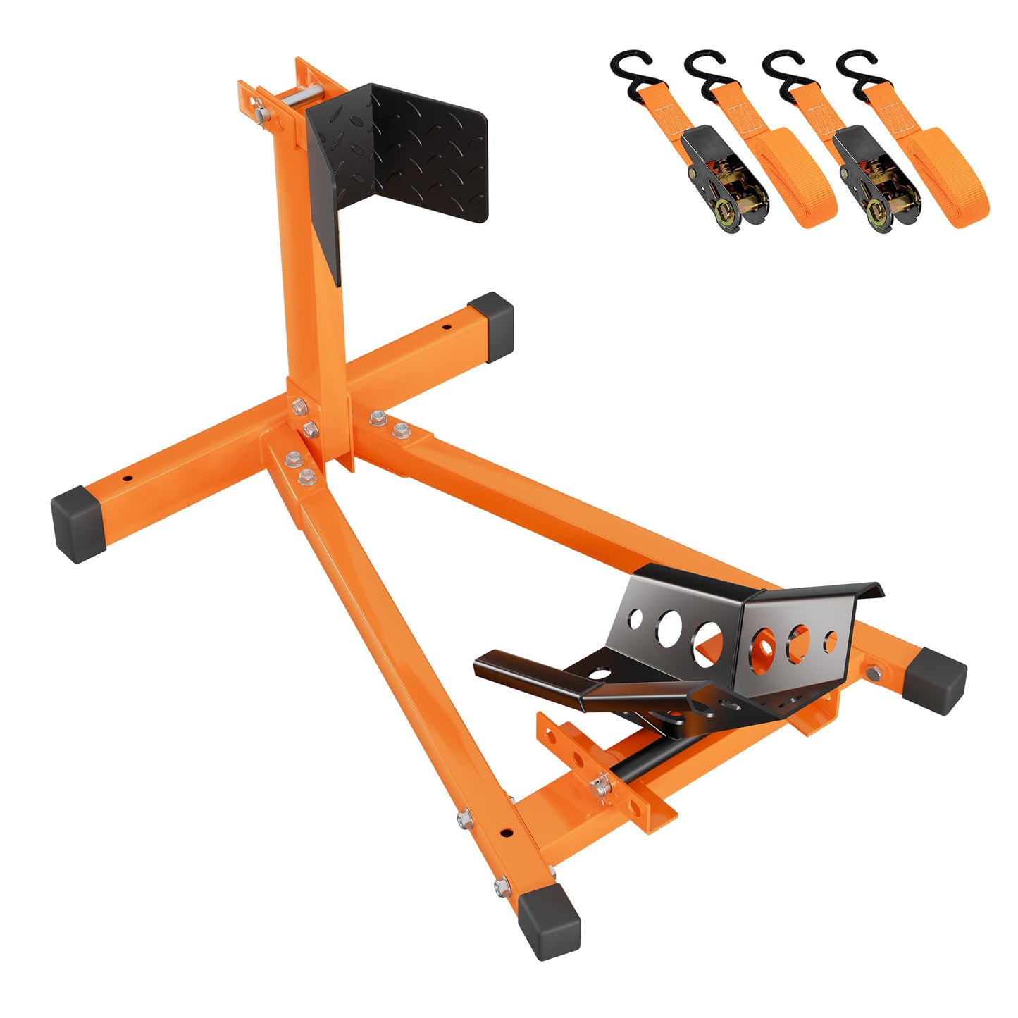 1800 lbs. Capacity Motorcycle Front Wheel Chock with 14 Size Adjustments