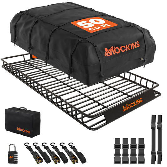 90"x50"x5" XXL Roof Carrier & 50 Cu Ft Roof Bag