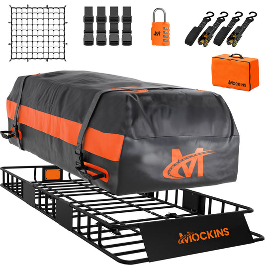 64"x39"x5" Extendable Roof Carrier & 20 Cu Ft Roof Bag