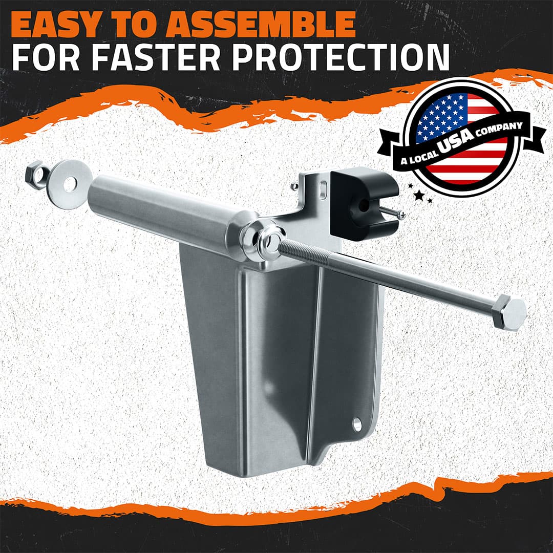 Front Bumper Guard Mounting Brackets for Freightliner Cascadia 2007-2017  (Brackets ONLY)