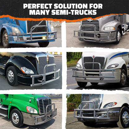 90"x11.5"x29" Semi Truck Front Bumper Guard