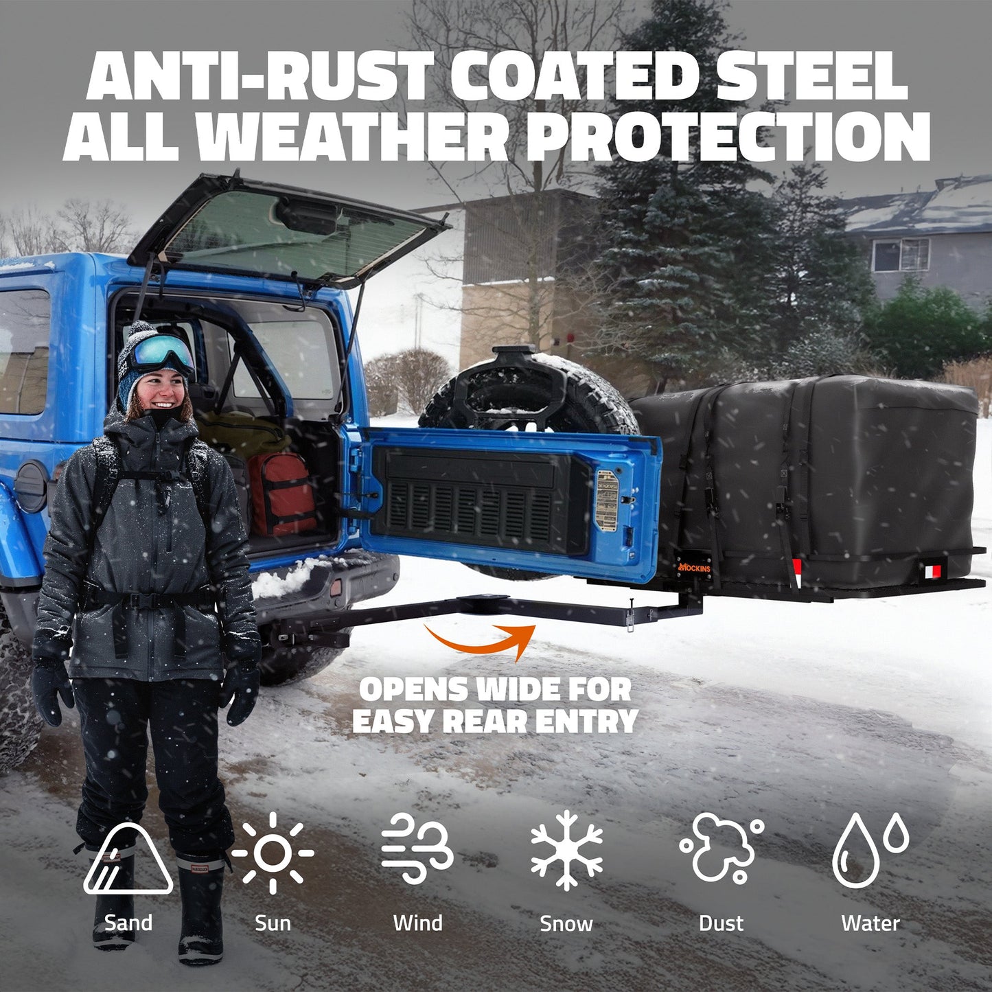500 LBS Capacity Swing Away Hitch Adapter