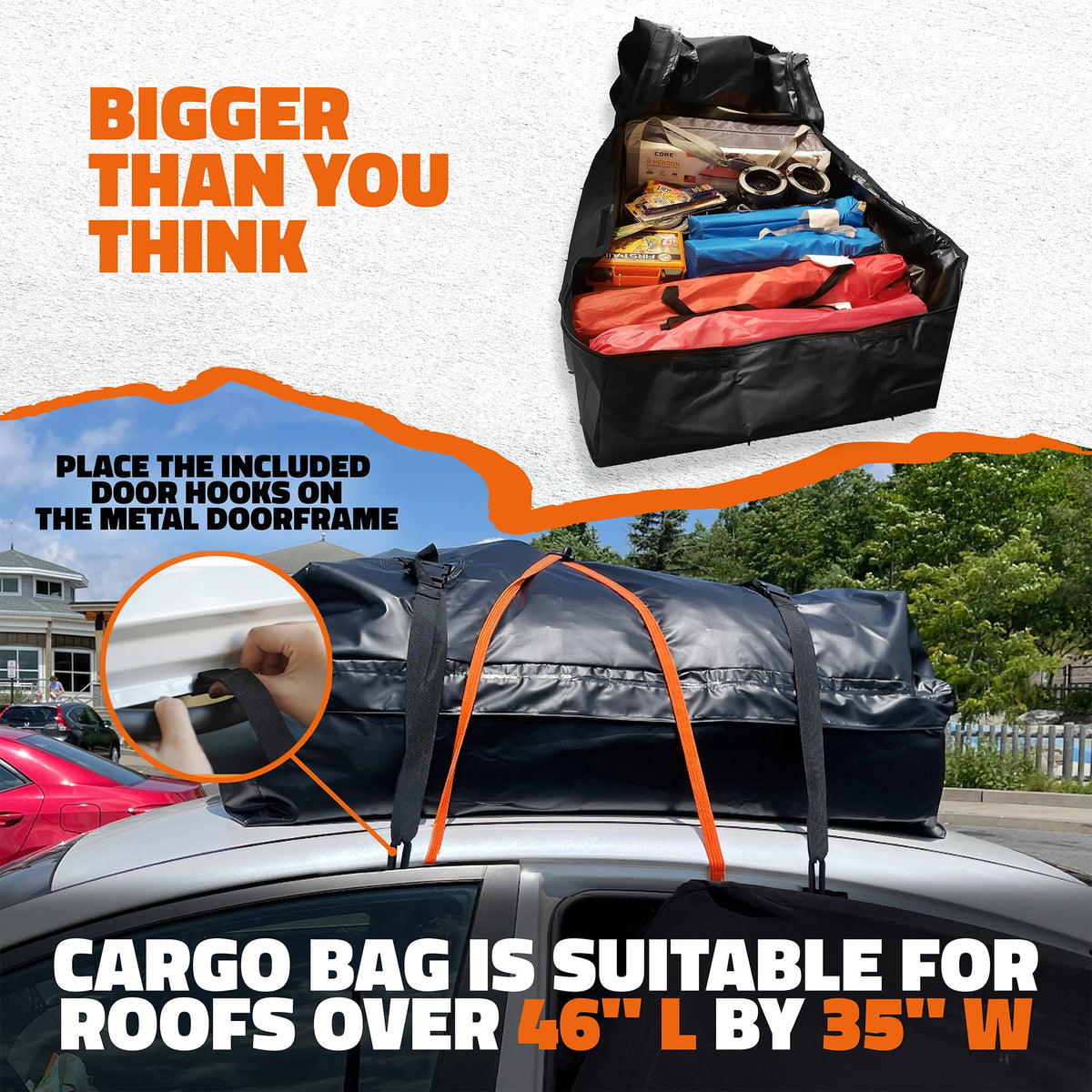 16 Cu Ft Rooftop Bag 45"x34"x18"