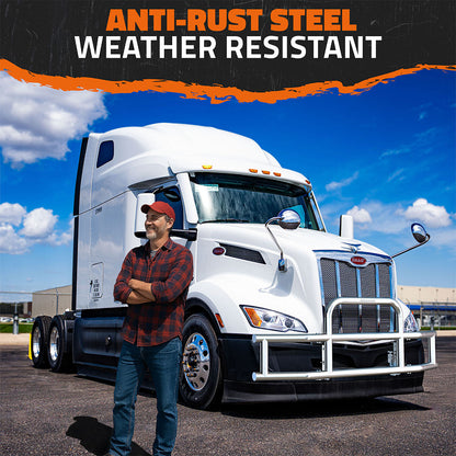 90"x11.5"x29" Semi Truck Front Bumper Guard
