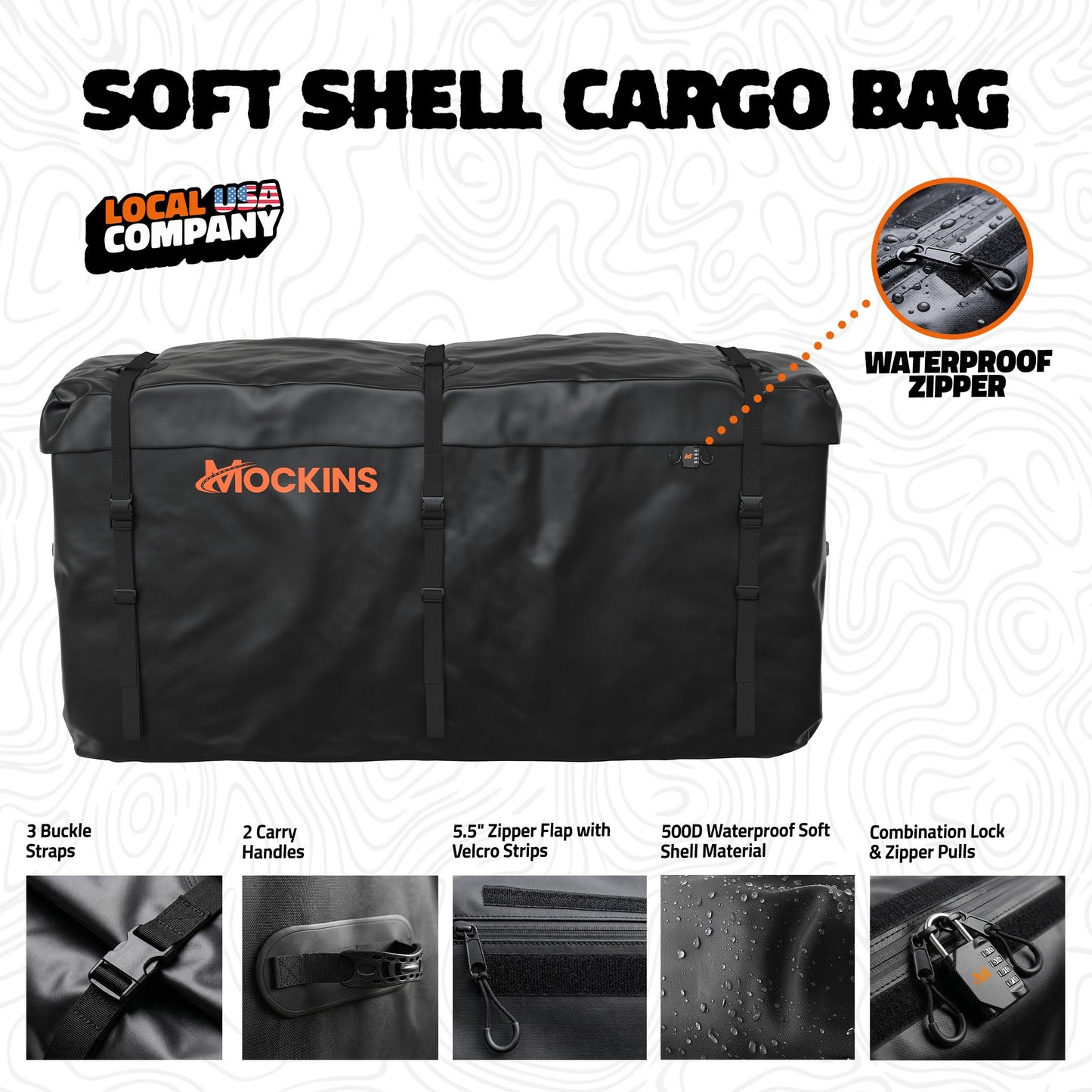 25 Cu Ft Cargo Bag 60"x24"x31"