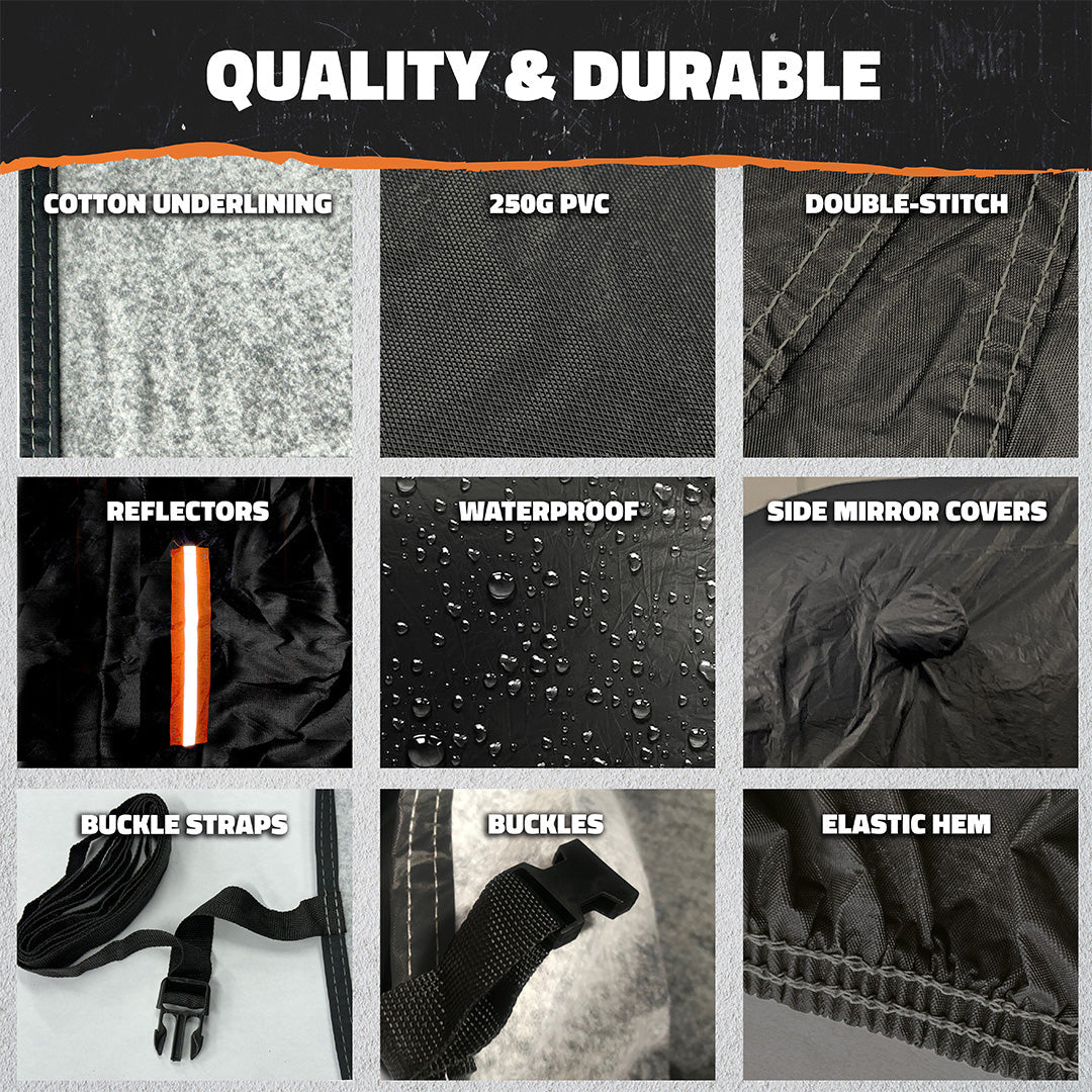 Heavy Duty Waterproof Truck Cover - Cotton Lined