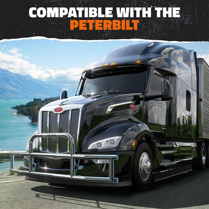 Front Bumper Guard Mounting Brackets for Peterbilt 2019 (Brackets ONLY)
