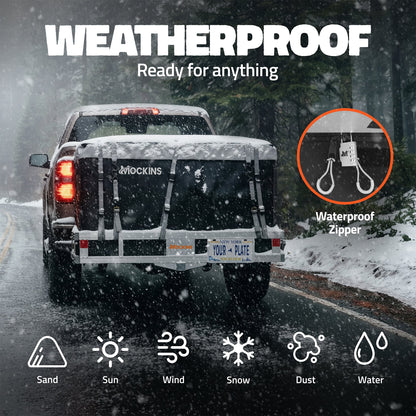 50"x24"x7" Aluminum Hitch Carrier & 25 Cu Ft Cargo Bag