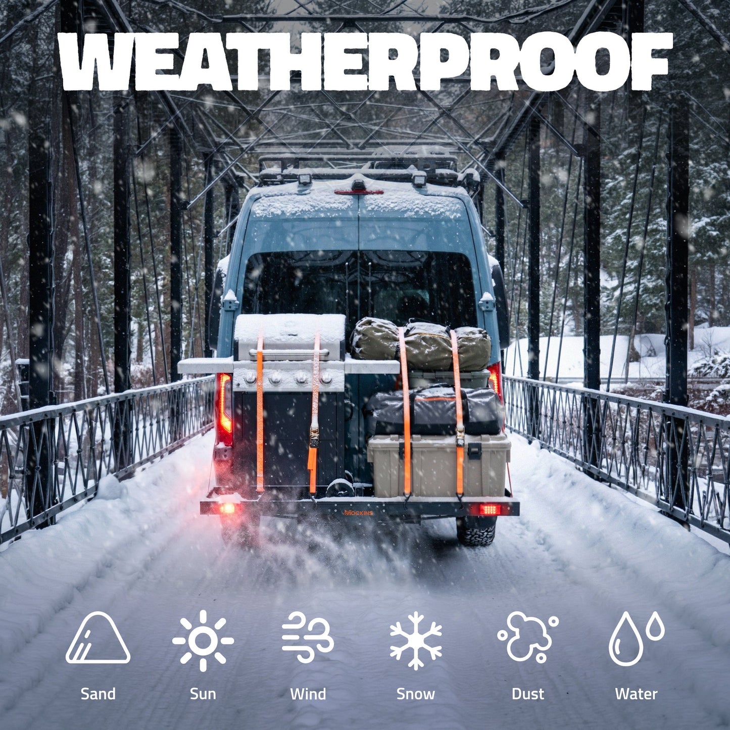60"x19.3"x2.5" Hitch Carrier Tray with 750 lbs. Capacity