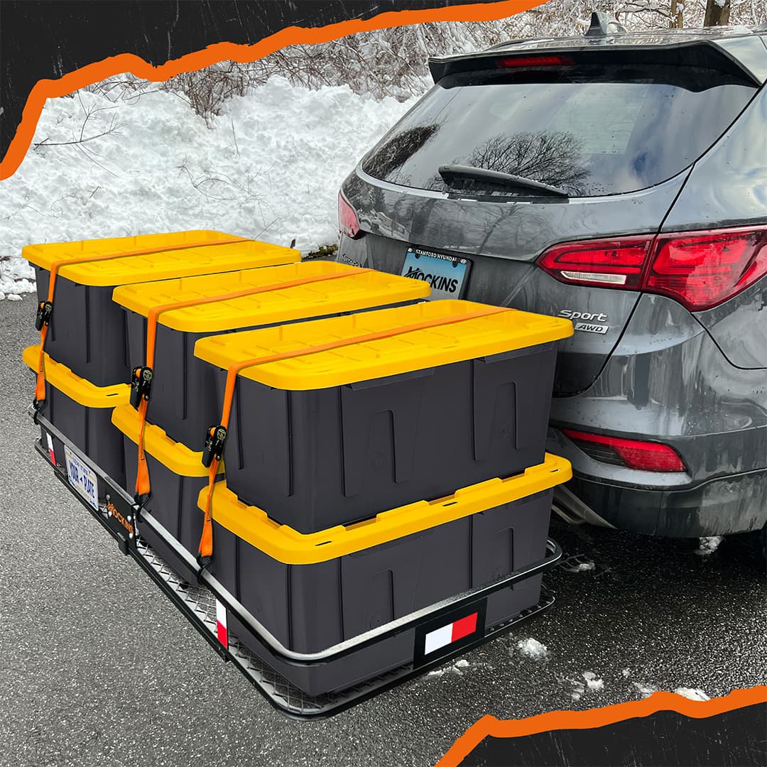 70"x30"x6" XL Cargo Hitch Carrier