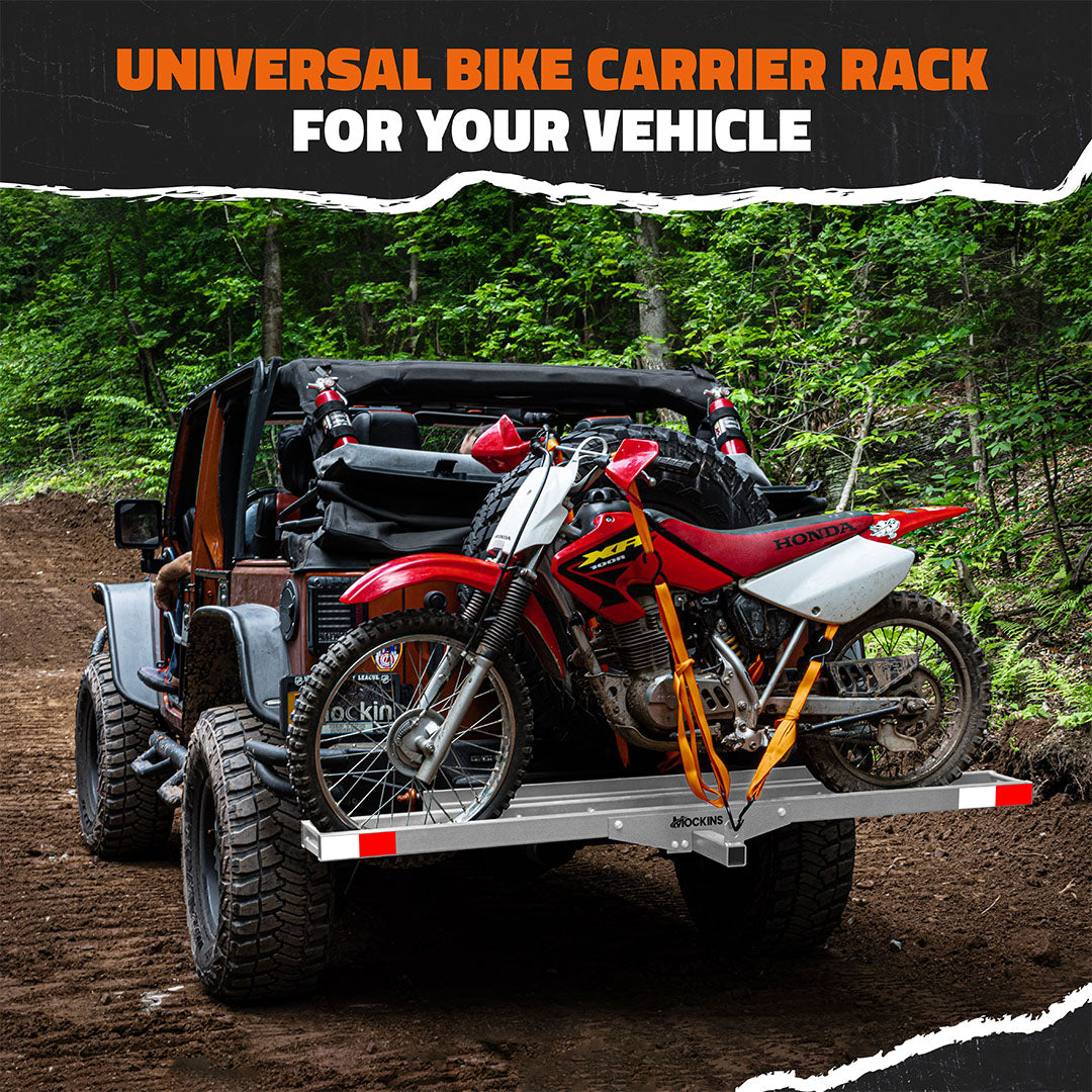 73" Hitch Motorbike Carrier with Loading Ramp