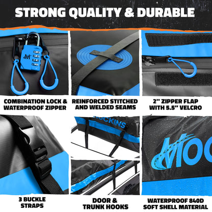 84"x39"x4" Extendable Roof Carrier & 35 Cu Ft Roof Bag