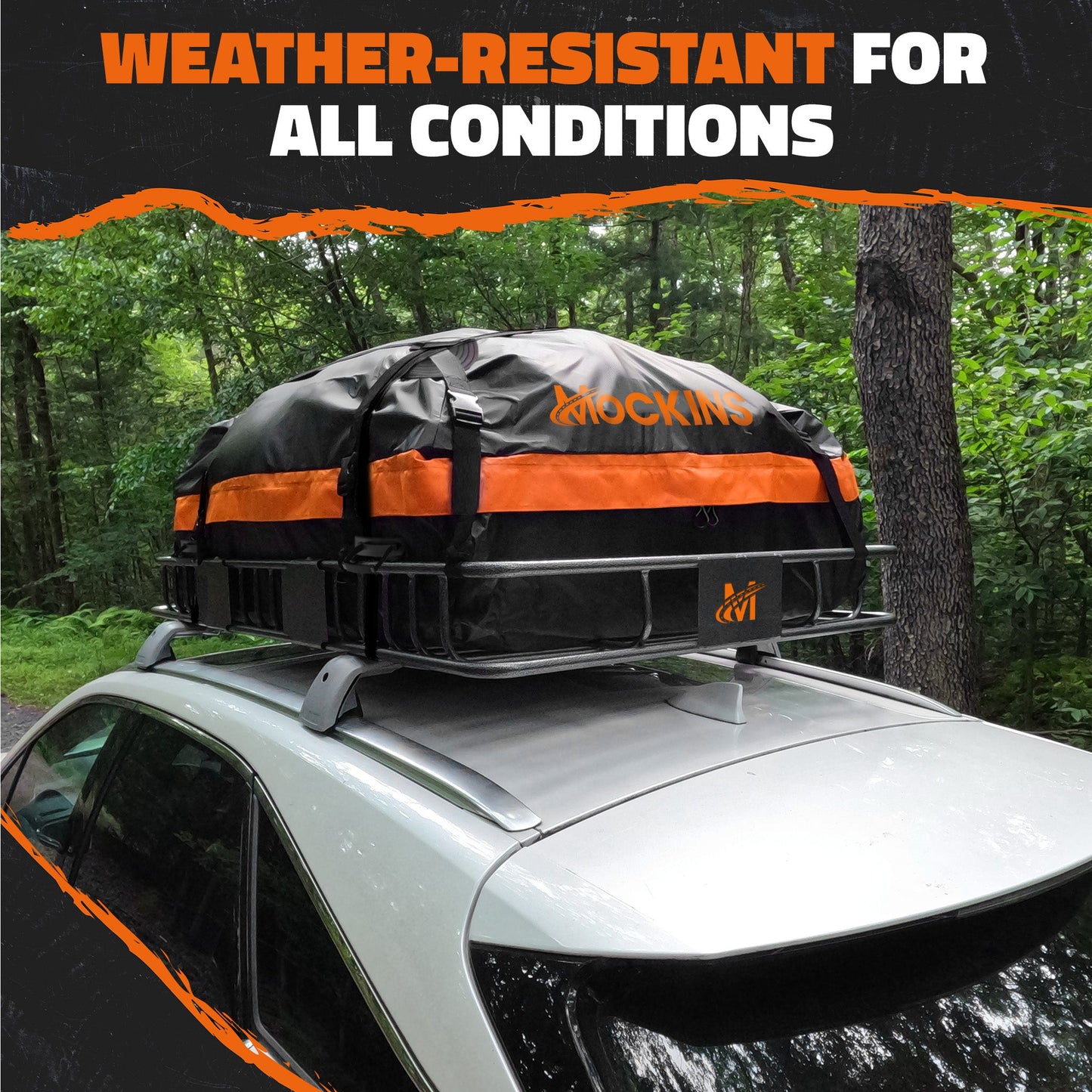 64"x39"x6" Extendable Roof Carrier & 20 Cu Ft Roof Bag