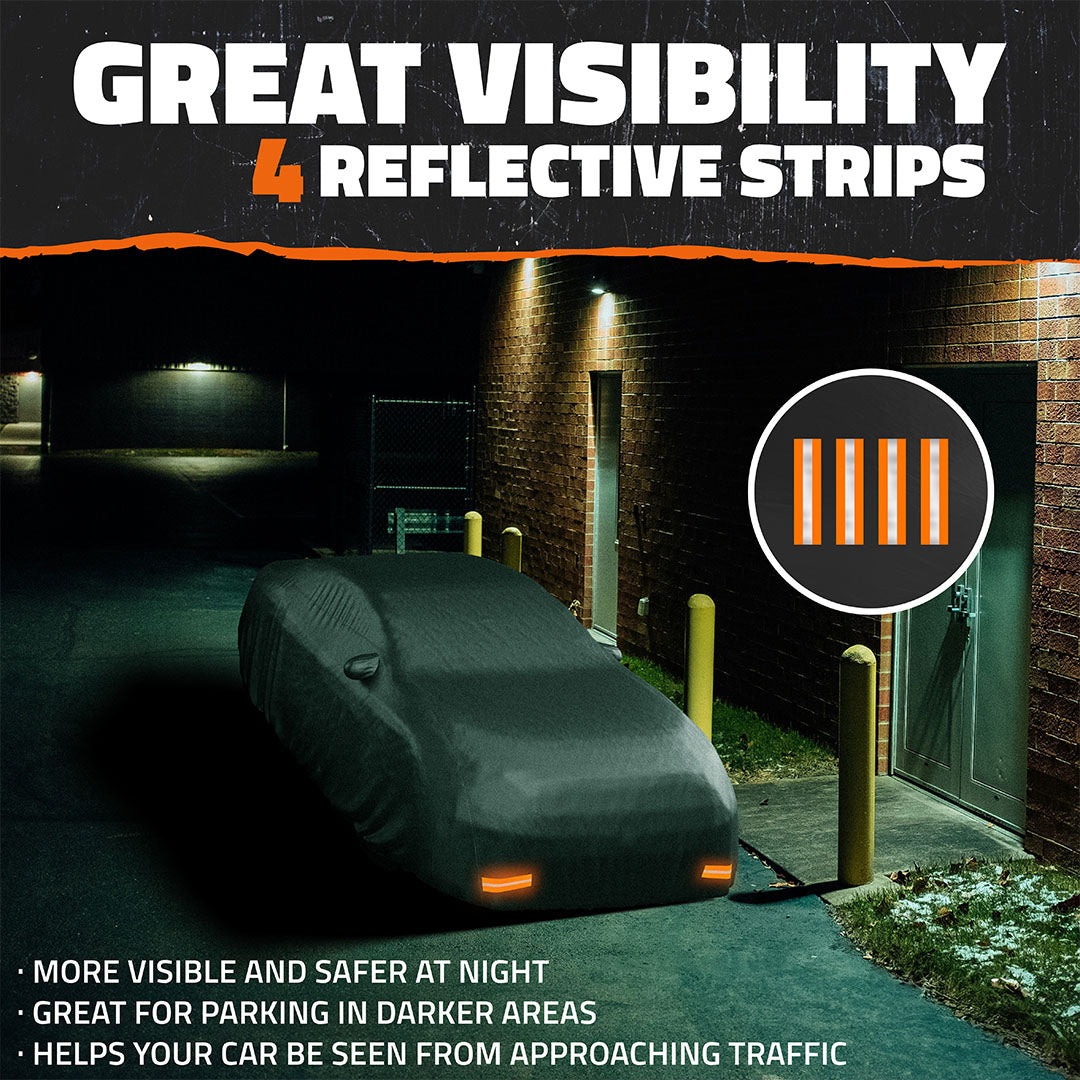Heavy Duty Waterproof Sedan Covers - Cotton Lined