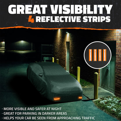 Heavy Duty Waterproof Sedan Covers - Cotton Lined