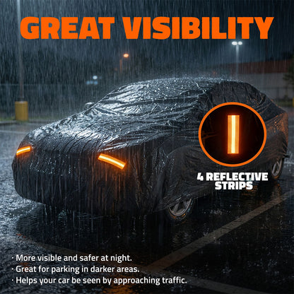 Heavy Duty Waterproof Sedan Covers - Cotton Lined
