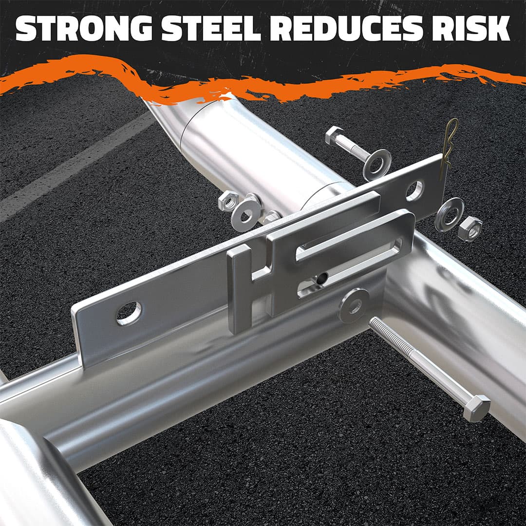 90"x11.5"x29" Front Bumper Guard with Mounting Brackets for Peterbilt 2019