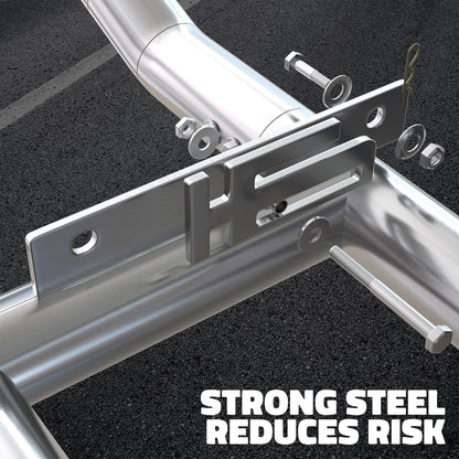 90"x11.5"x29" Front Bumper Guard with Mounting Brackets for Peterbilt 386 / 587 2022-2026