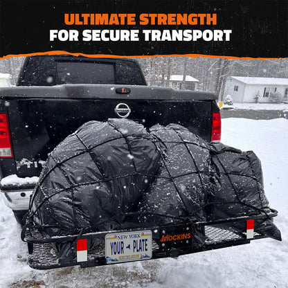 60"x24"x6" Hitch Carrier & 25 Cu Ft Cargo Bag