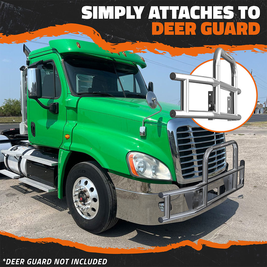 Front Bumper Guard Mounting Brackets for Freightliner Cascadia 2007-2017  (Brackets ONLY)