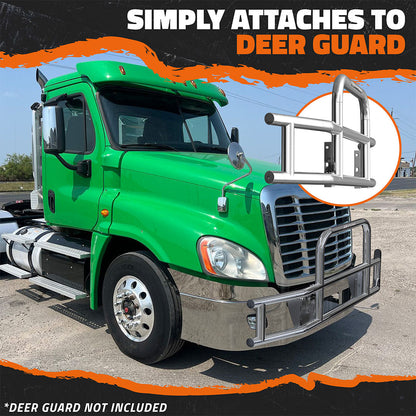 Front Bumper Guard Mounting Brackets for Freightliner Cascadia 2007-2017  (Brackets ONLY)