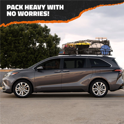 84"x39"x4" Extendable Roof Carrier & 35 Cu Ft Roof Bag
