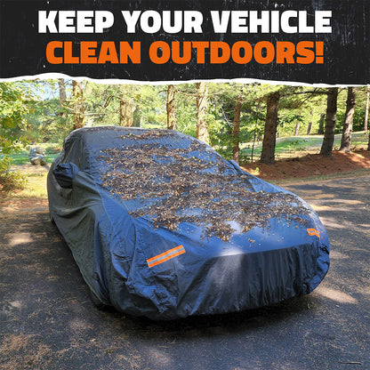 Heavy Duty Waterproof Sedan Covers - Cotton Lined