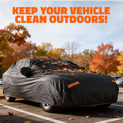Heavy Duty Waterproof Sedan Covers - Cotton Lined