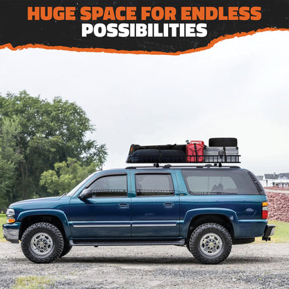90"x50"x5" XXL Rooftop Carrier Basket