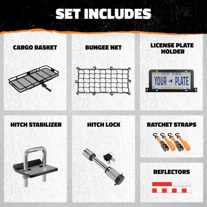 60"x24"x6" Cargo Hitch Carrier