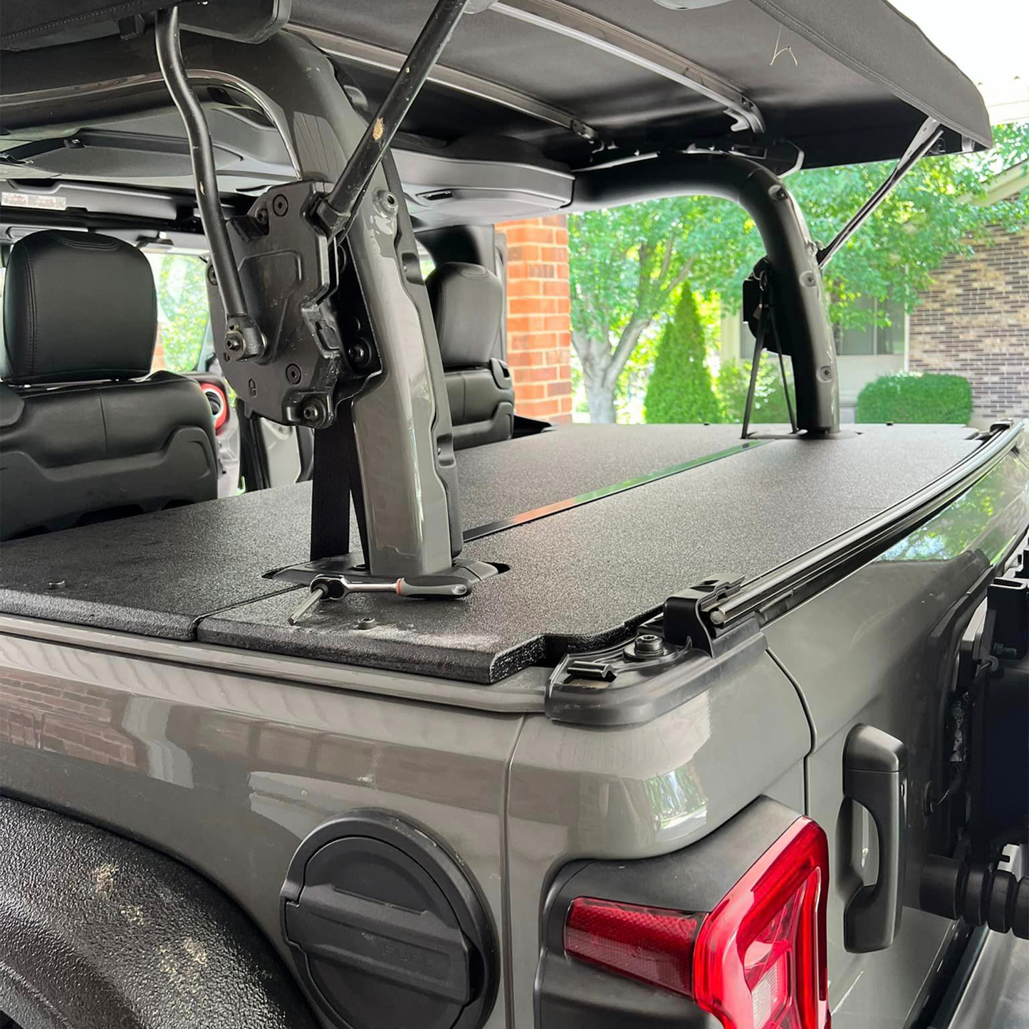JL 2-Door Soft Top Jeep® Wrangler Rhino Lined Cargo Cover (2024-2026)