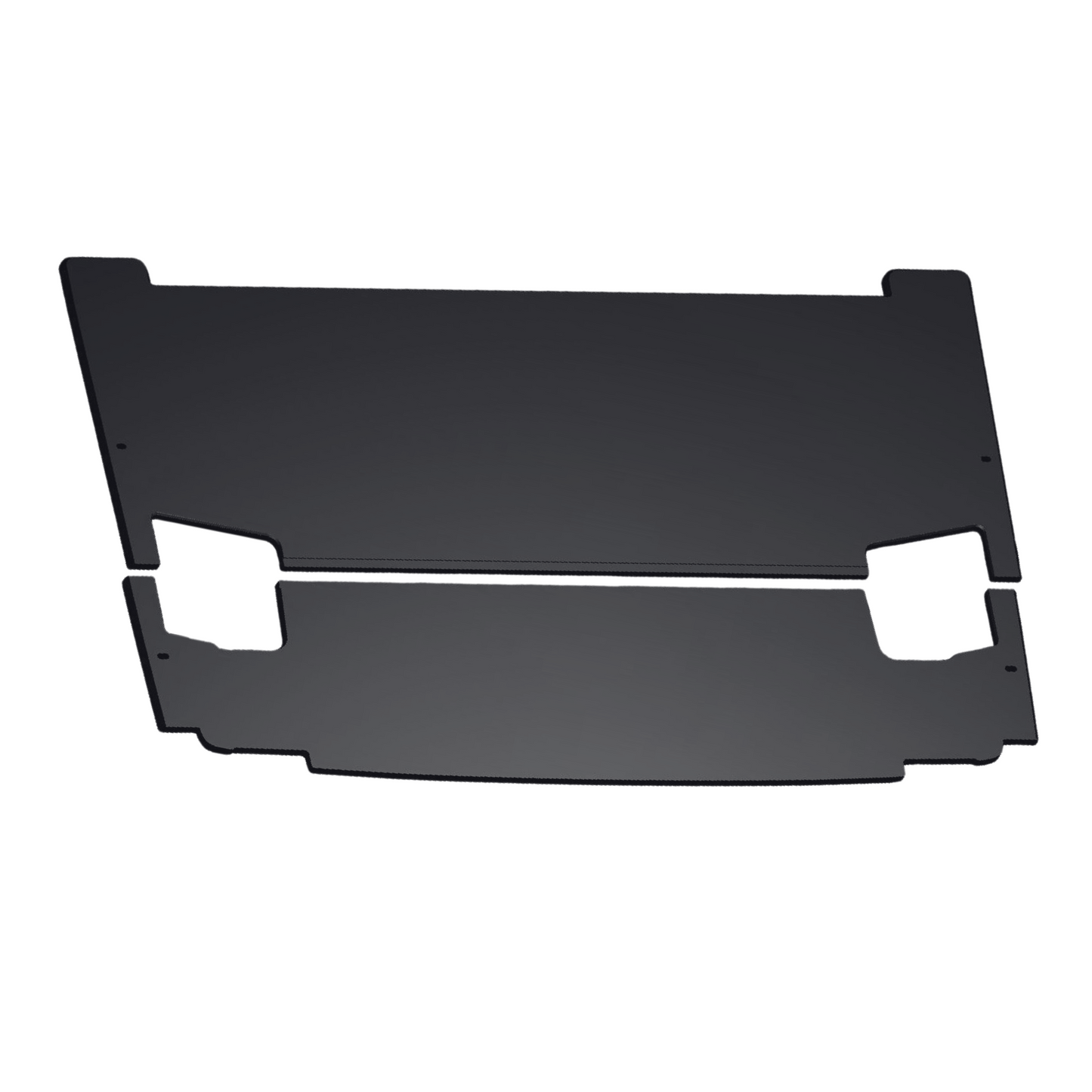 Schematic of the 24/25 JL 2-door cargo cover 