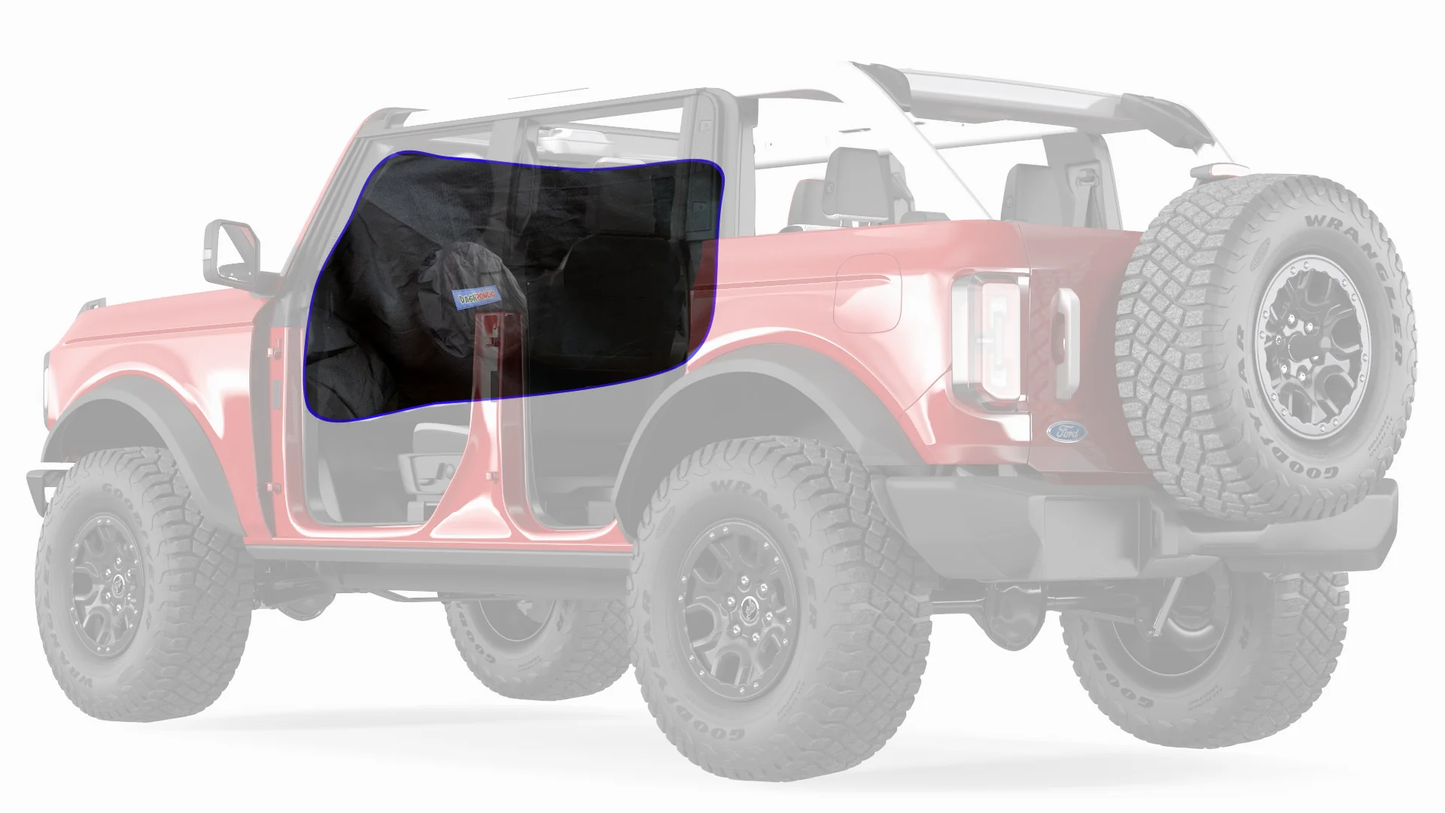 Ford Bronco Dash Poncho Illustration