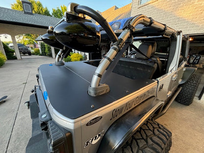 Aluminum JKU 4-Door Hardtop Tonneau Cargo Cover (2007-2018)