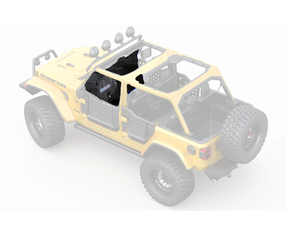 JK/JKU Jeep Wrangler Dash Poncho Rain Cover Illustration
