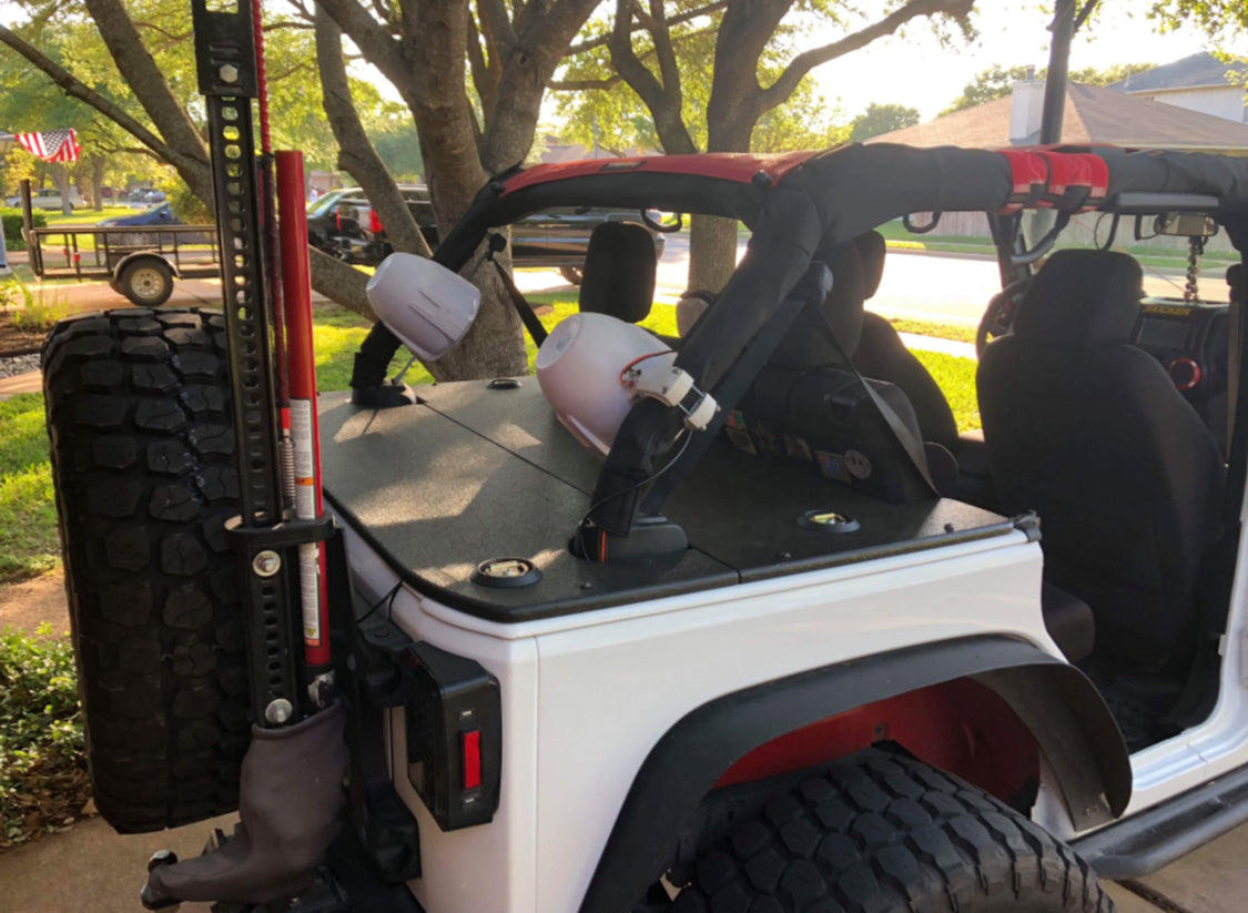 JKU 4-Door Hard Top Tonneau Cover