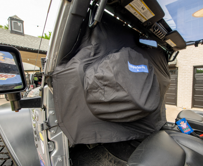 JK/JKU Dash Poncho Install Driver's Side View 