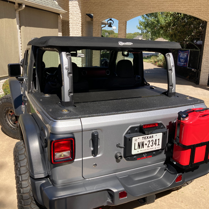 Wrangler JL hardtop 2-door with rhino-lined cargo cover