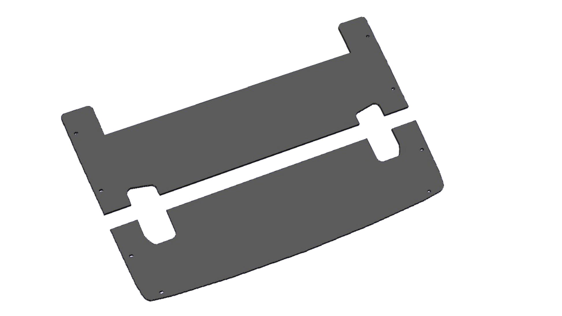 Schematic image of a 4-door JLU Hard Top for Jeep Wrangler 2018-2023