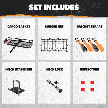 60"x20"x6" Cargo Hitch Carrier