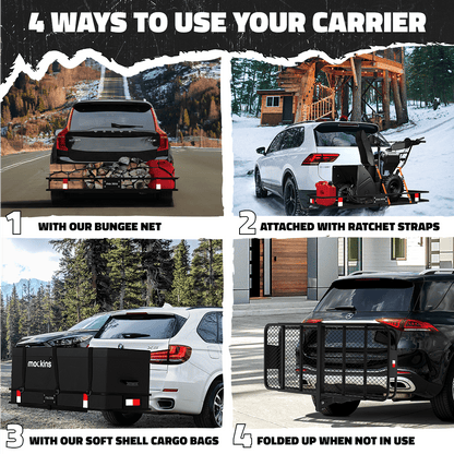 60"x20"x6" Cargo Hitch Carrier