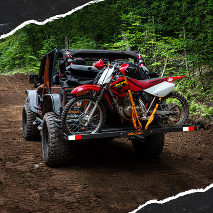 73" Hitch Motorbike Carrier with Loading Ramp