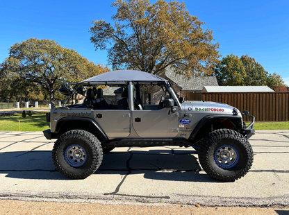 Side view of the Off-Road Trail Topper on JKU Jeep Wrangler