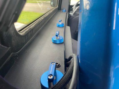 2024 FORD BRONCO 2 DOOR 12 PIECE SET,  8 Hard Top Quick Removal Fastener Thumb Screws + 4 Torx  Bolt Set
