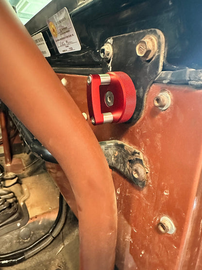 Jeep CJ & YJ Quick Release Knobs - Billet Aluminum (2 Piece Set)